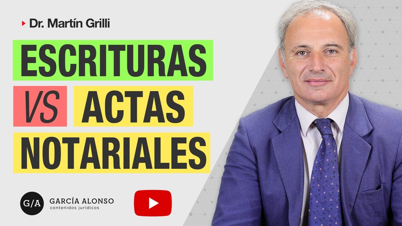 ESCRITURAS PÚBLICAS versus ACTAS NOTARIALES. ¿Qué diferencia hay entre ellas?