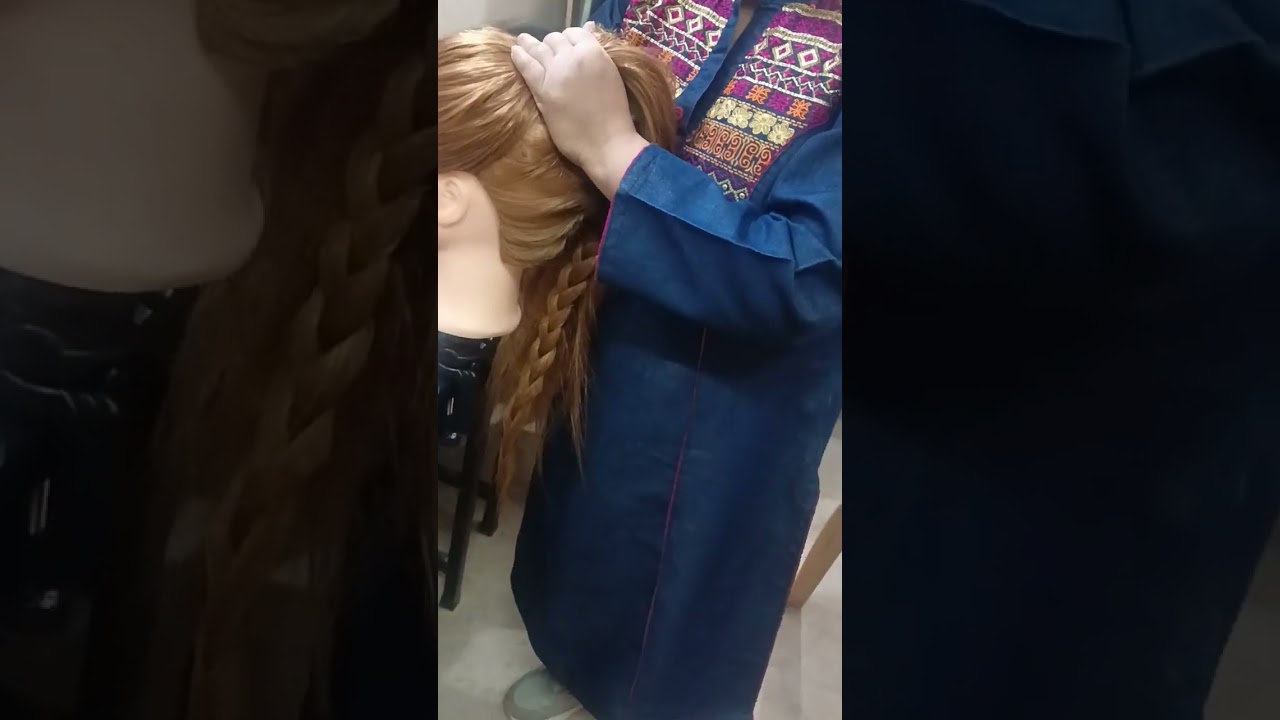 Back  braid juda#trending #viral 