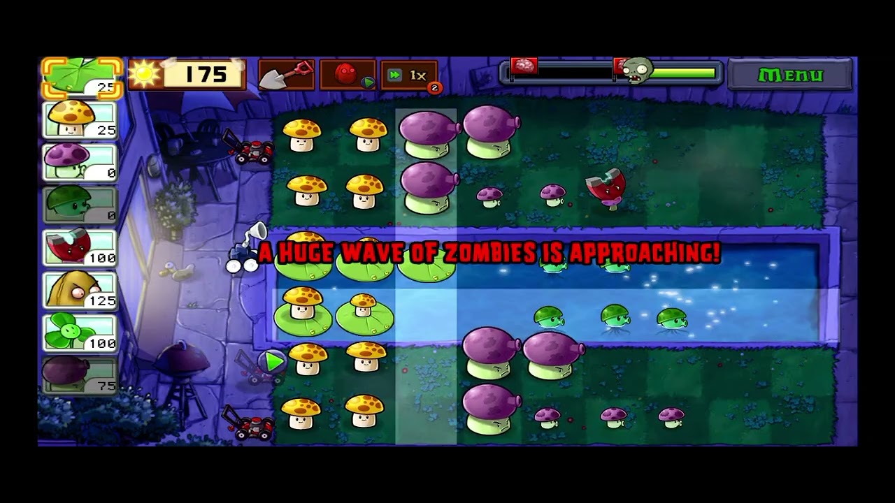 PVZ Adventure Continues – Pool: Night 9 | Full Gameplay