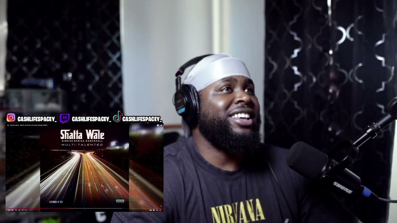 Shatta Wale - Multi-talented Freestyle (Audio Slide) reaction