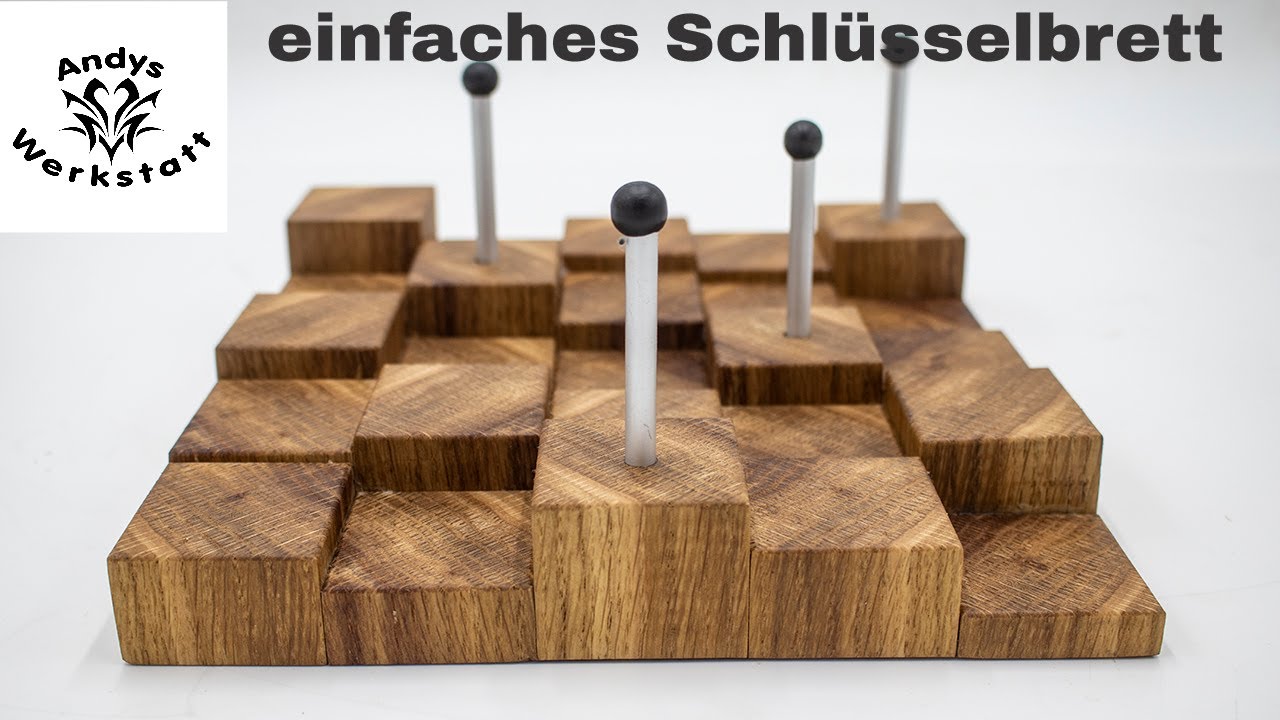 Schlüsselbrett aus Eiche | Ein kleines Holz Projekt