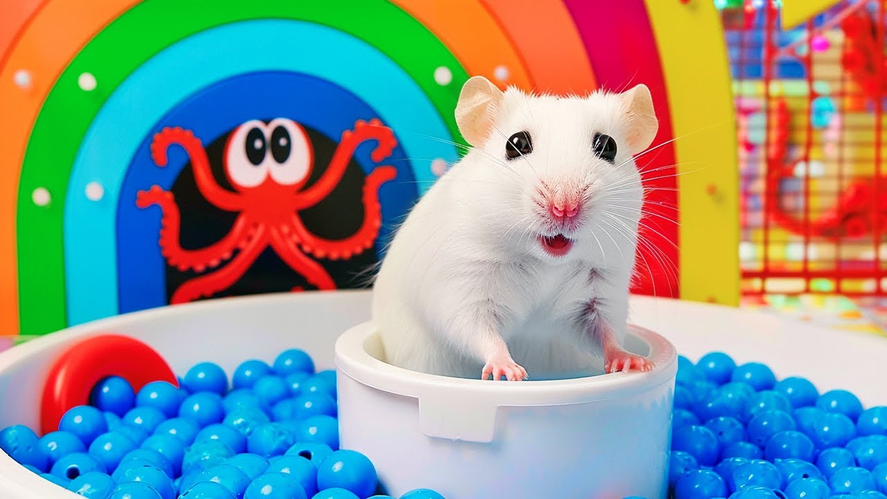 World's Largest Ball Maze - Hamster's Epic Prison Maze Escape | Hamster Maze