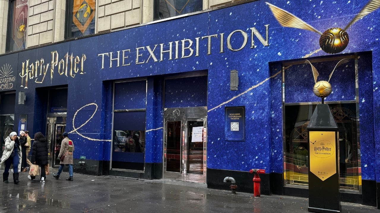 Harry Potter Exhibition | New York (4K walking tour)