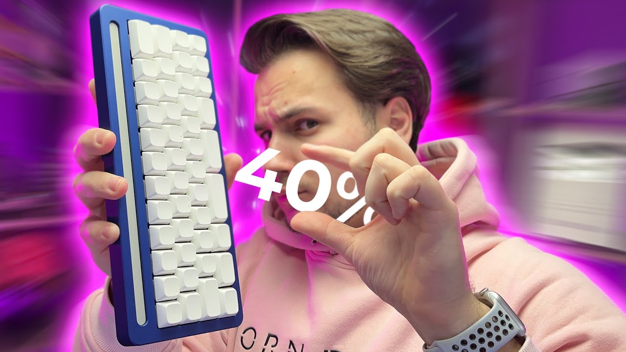 ⌨️ ТАКАЯ МАЛЕНЬКАЯ?! 40% КЛАВИАТУРА!