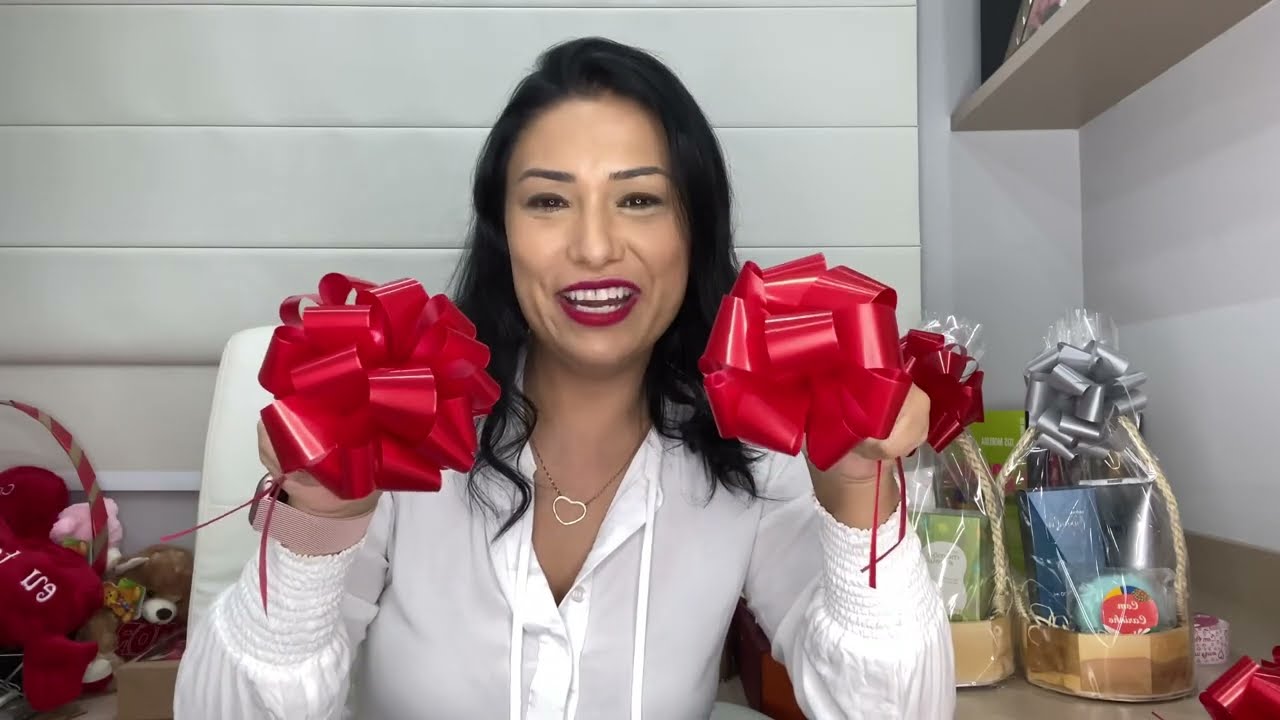 Laço bola🎁  fácil de de fazer #façavocêmesmo