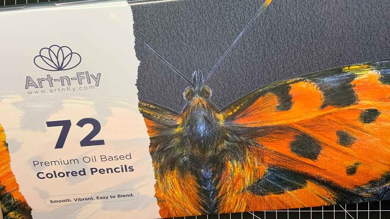Art-n-Fly colored pencils - first tests