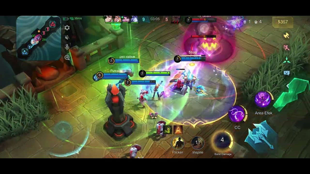 BRAWL IXIA // JALAN LURUS #mobilelegends #mlbb 