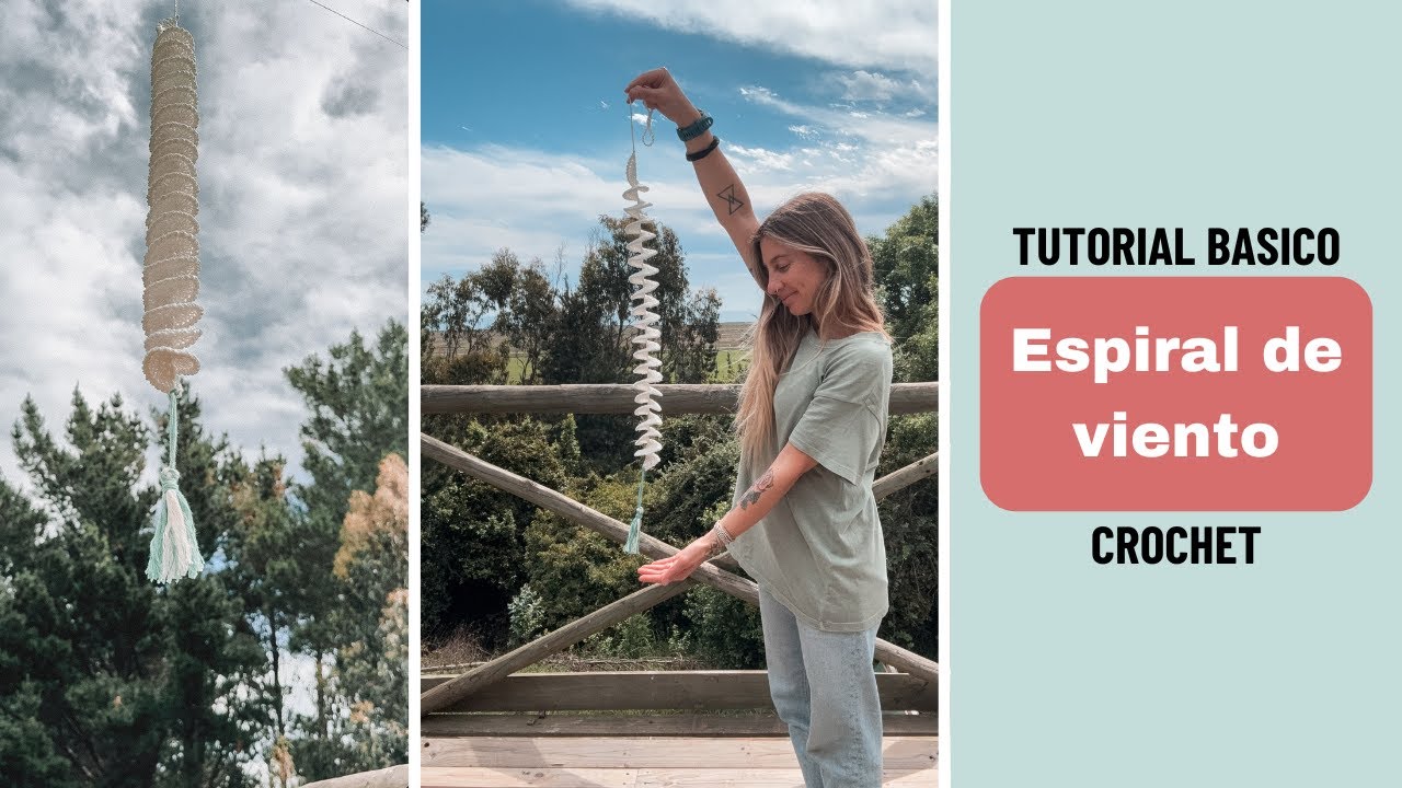 Espiral de viento a crochet