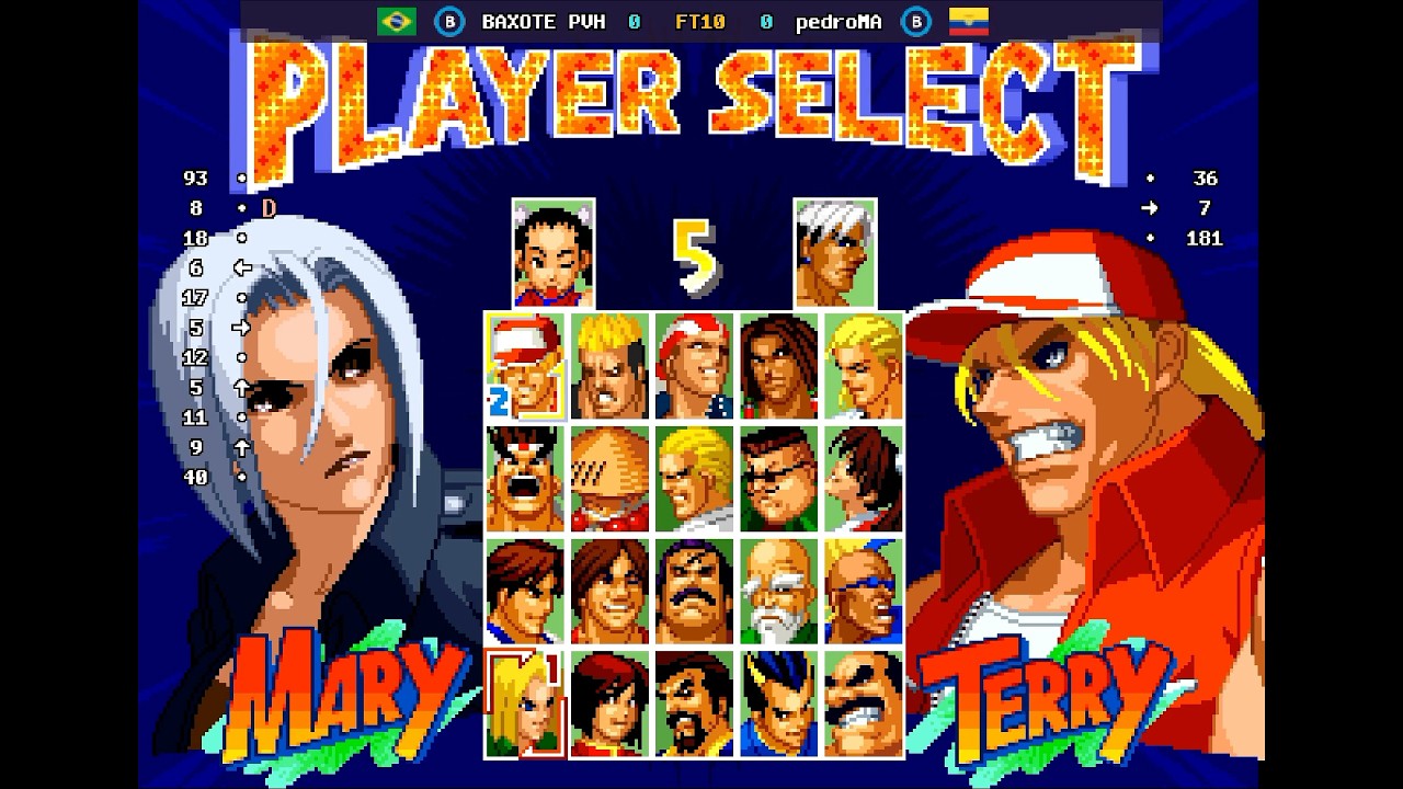 Real Bout Fatal Fury 2 - 🇧🇷 BAXOTE PVH(B) vs 🇪🇨 pedroMA(B) | Fightcade (2026-03-14 03:17 UTC)