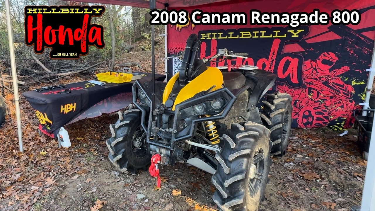 The Reny Goes To Rouch’s…. 2008 CANAM RENEGADE 800 test ride. 