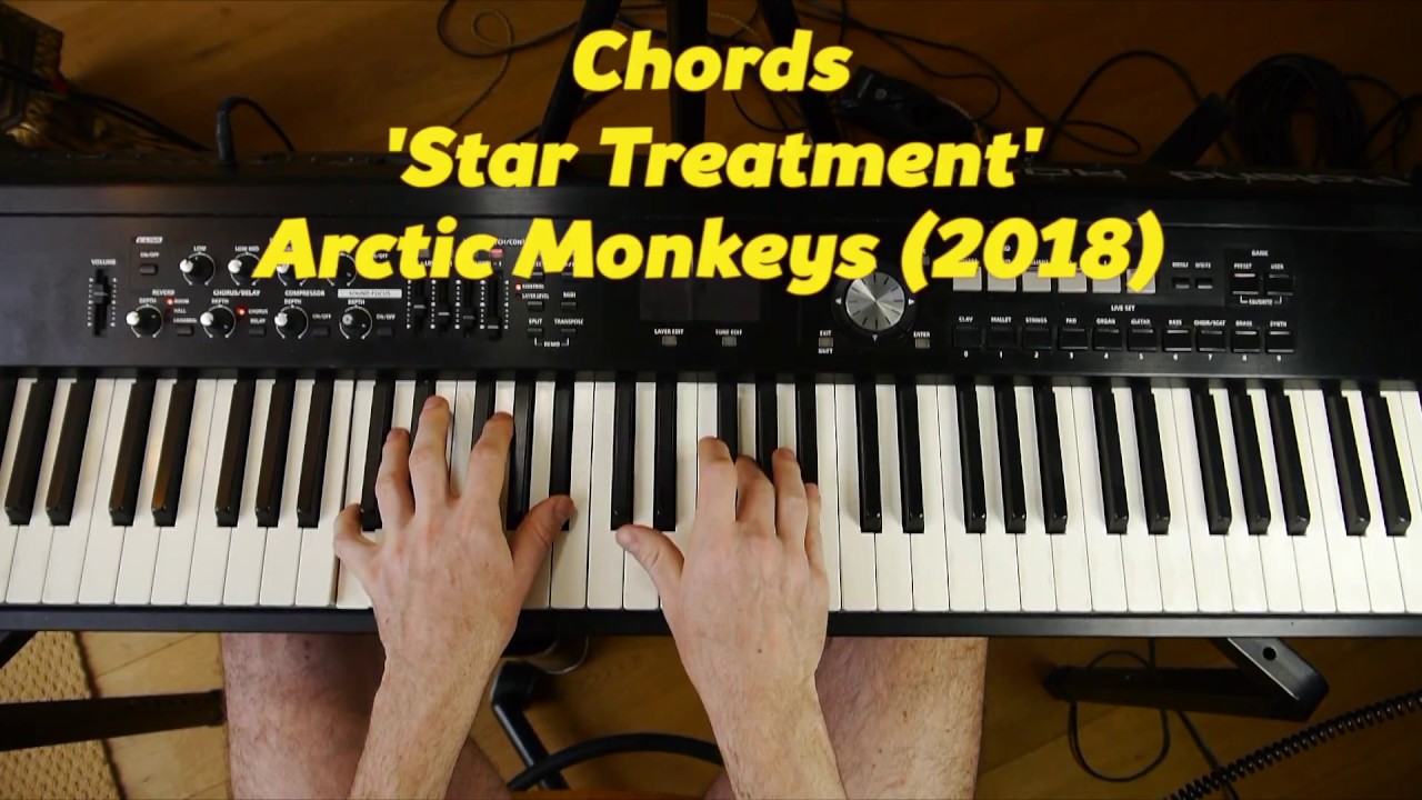 Chords for Arctic Monkeys 'Star Treatment' (2018) on piano