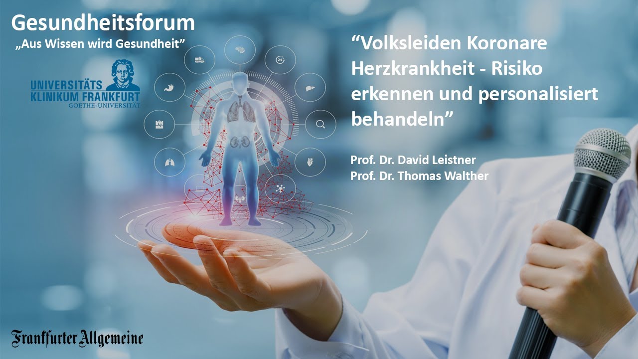 Volksleiden Koronare Herzkrankheit #gesundheitsforumffm
