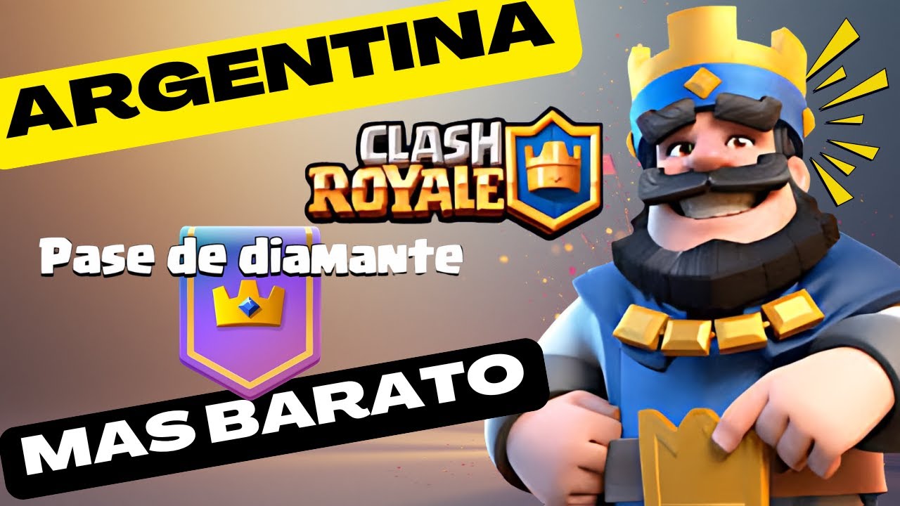 Clash Royal. Compra tu pase  diamante mas barato