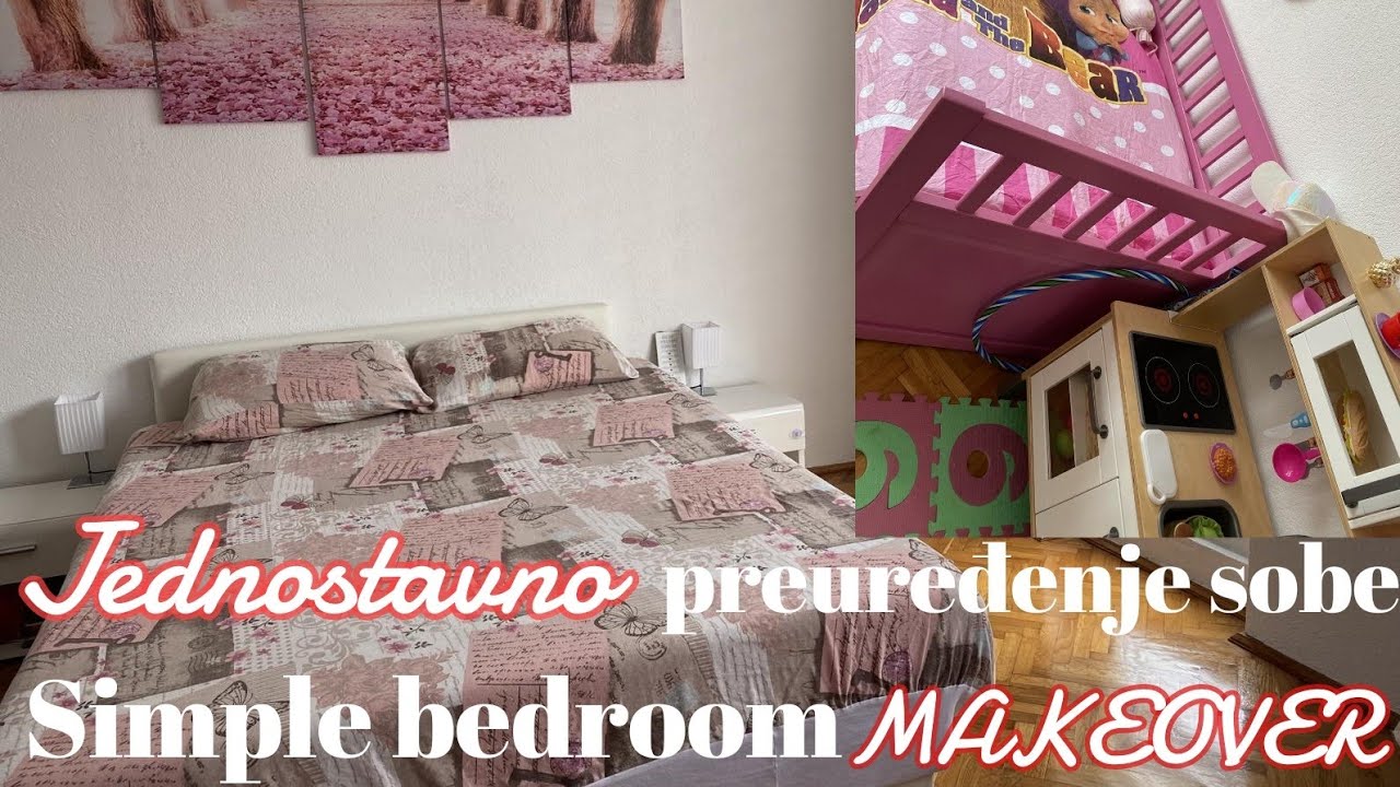 Jednostavno preuređenje sobe Motivacija za čišćenje i organizaciju Simple bedroom makeover