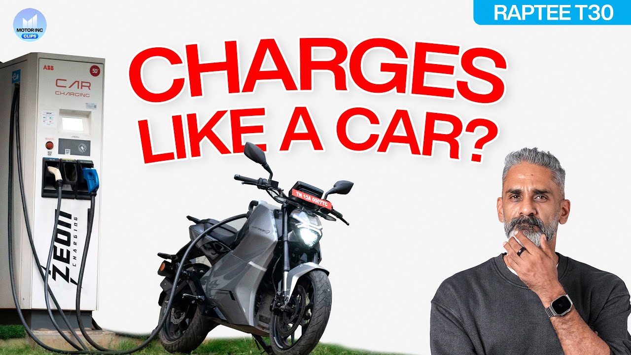How does Raptee T30 charge like a car? | #MotorIncClips