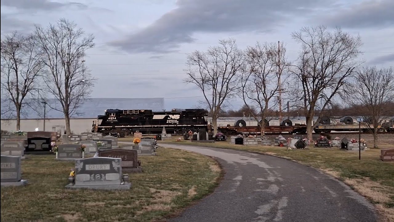 (NS LD Railfanning) NS 279 At Lawrenceburg