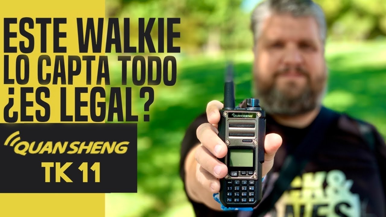 ¿Walkie o estación de radio? El QUANSHENG TK11 es una LOCURA. Revisión EDC4K.