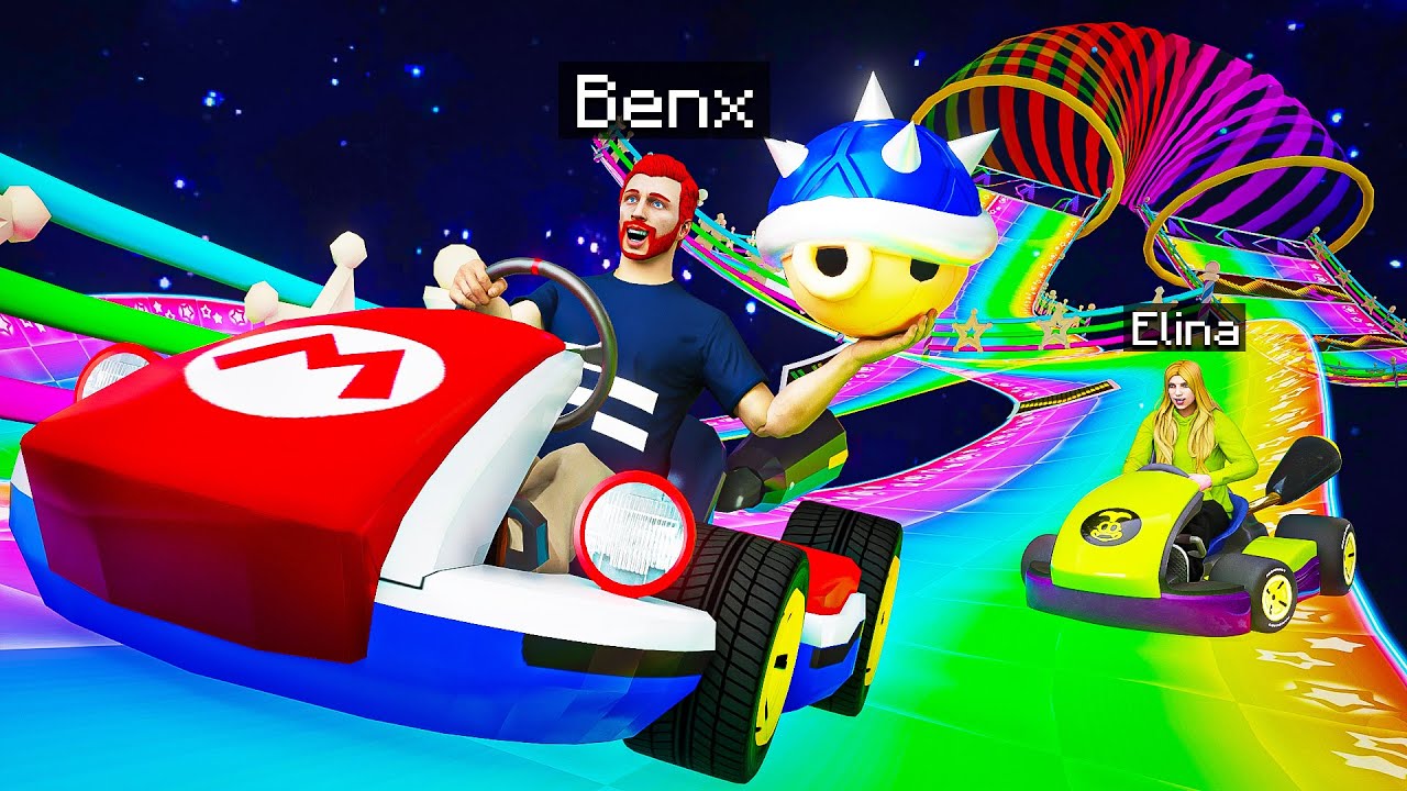 BENX spielt zum ERSTEN MAL MARIO KART! (Elina schlägt Konsole kaputt)