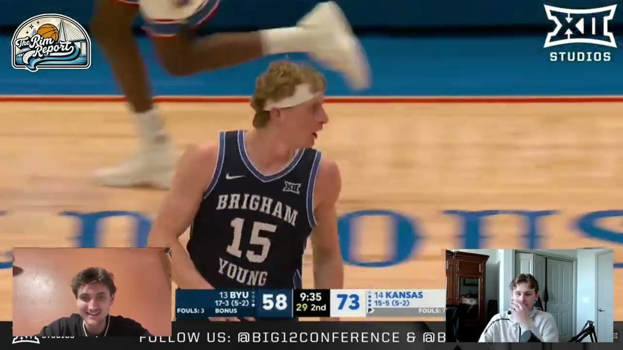 #13 BYU AT #14 Kansas REACTION
