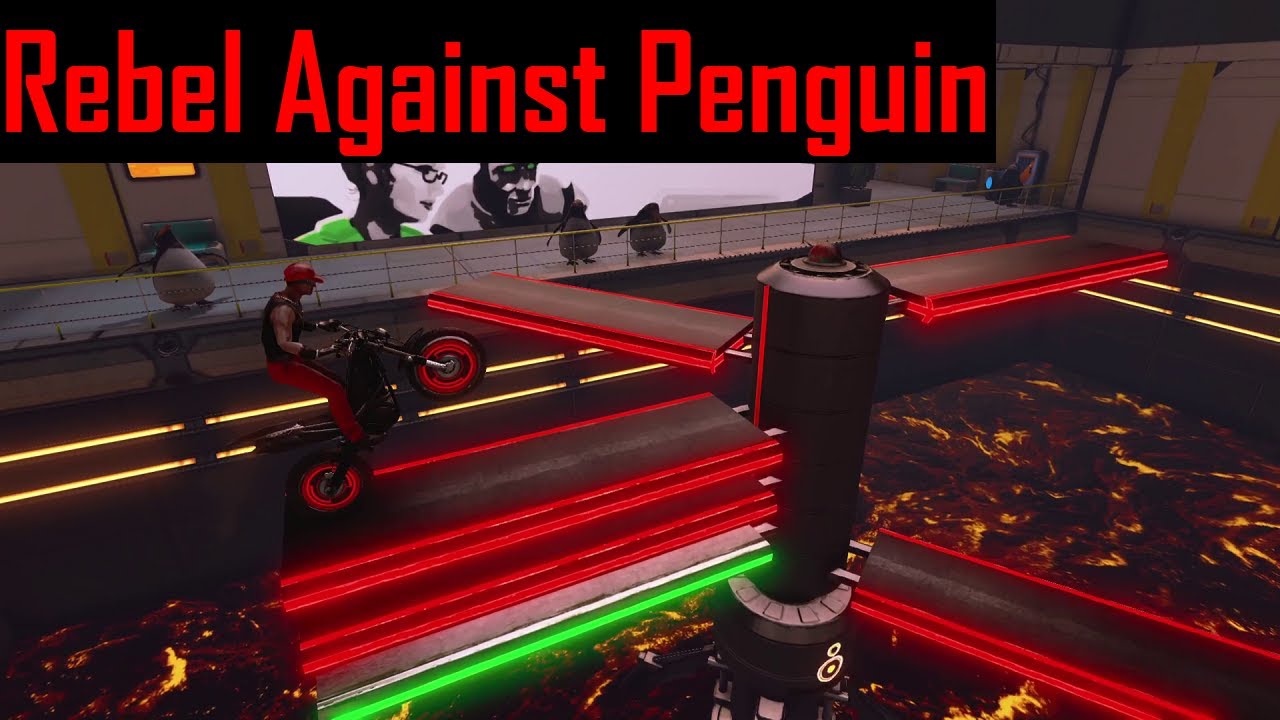 Trials Fusion - Rebel Against Penguin - [Ninja Level 4]