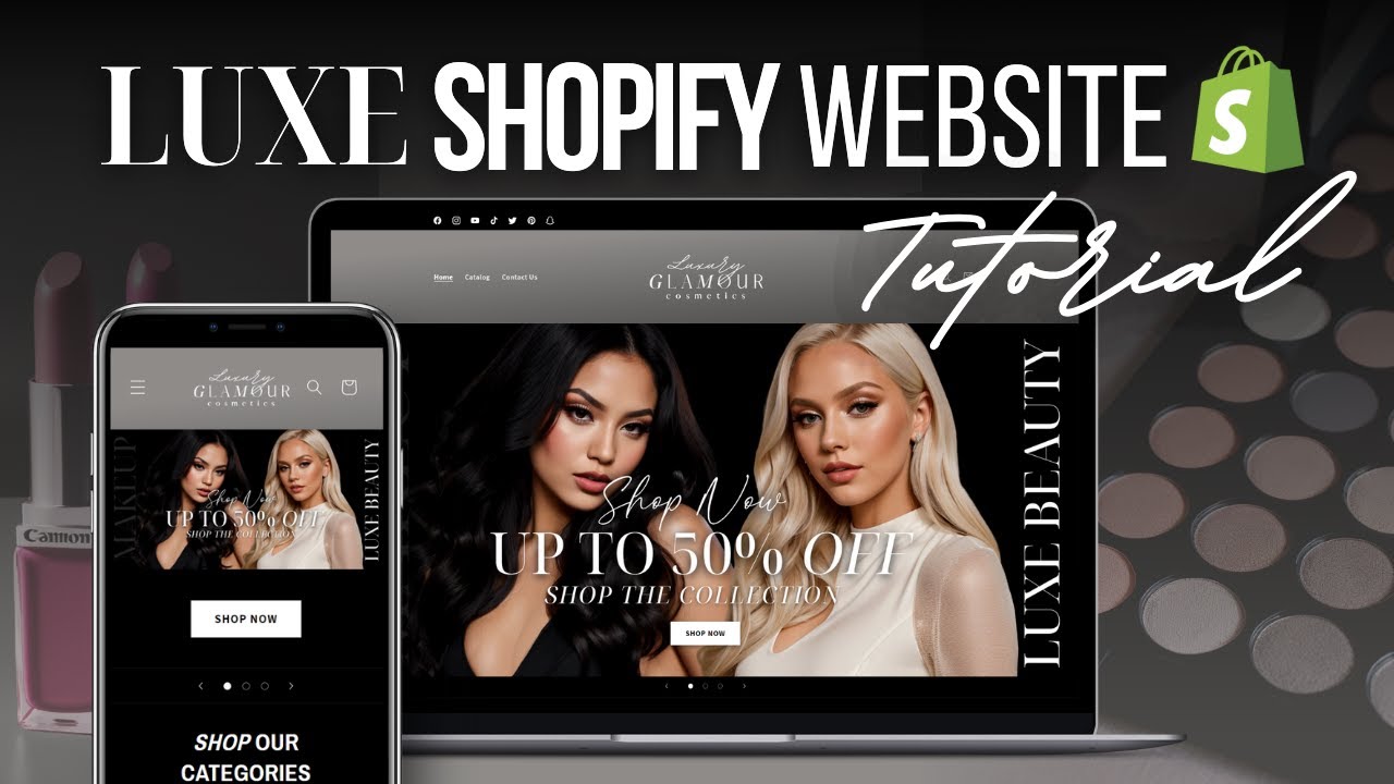 How To Make A Beauty/Hair Shopify Website | Step By Step Shopify Tutorial 2026