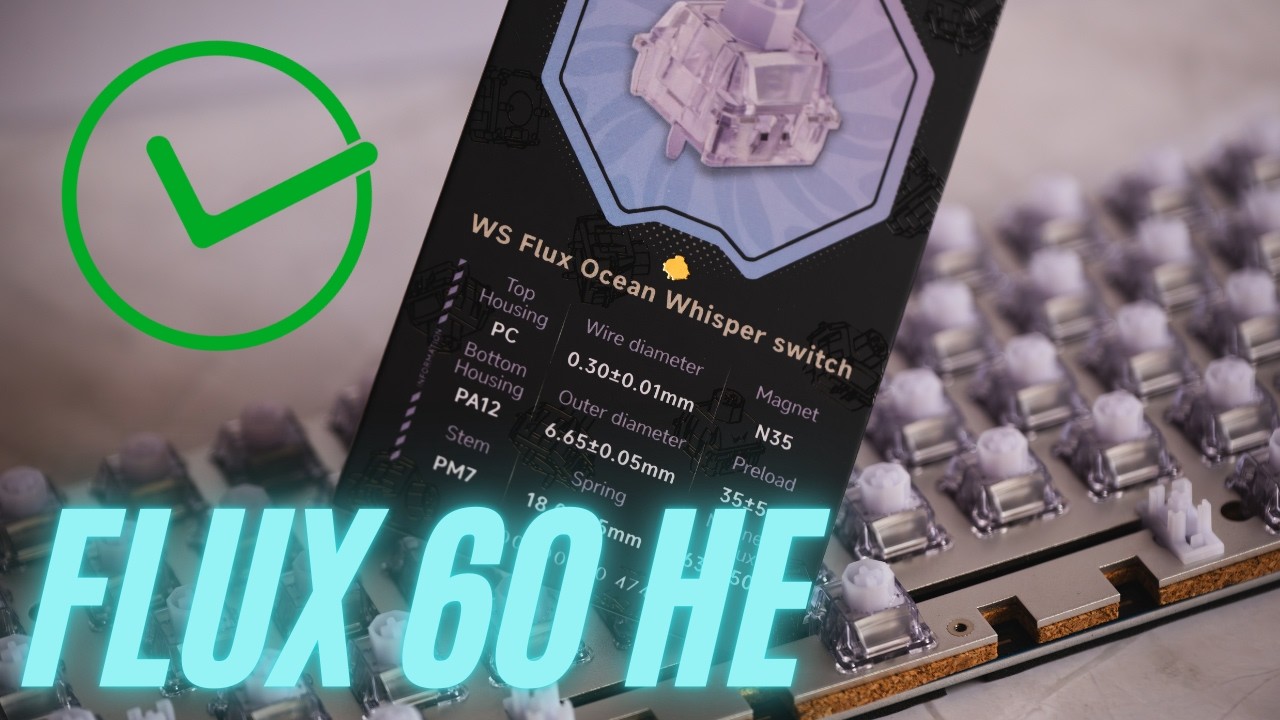 Эта кастомная клавиатура вас поразит... – Обзор WuqueStudio Flux60 HE