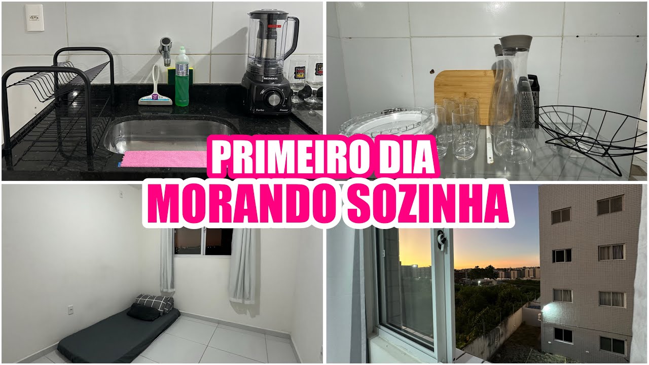 PRIMEIRO DIA MORANDO SOZINHA | TIRANDO TUDO DAS EMBALAGENS