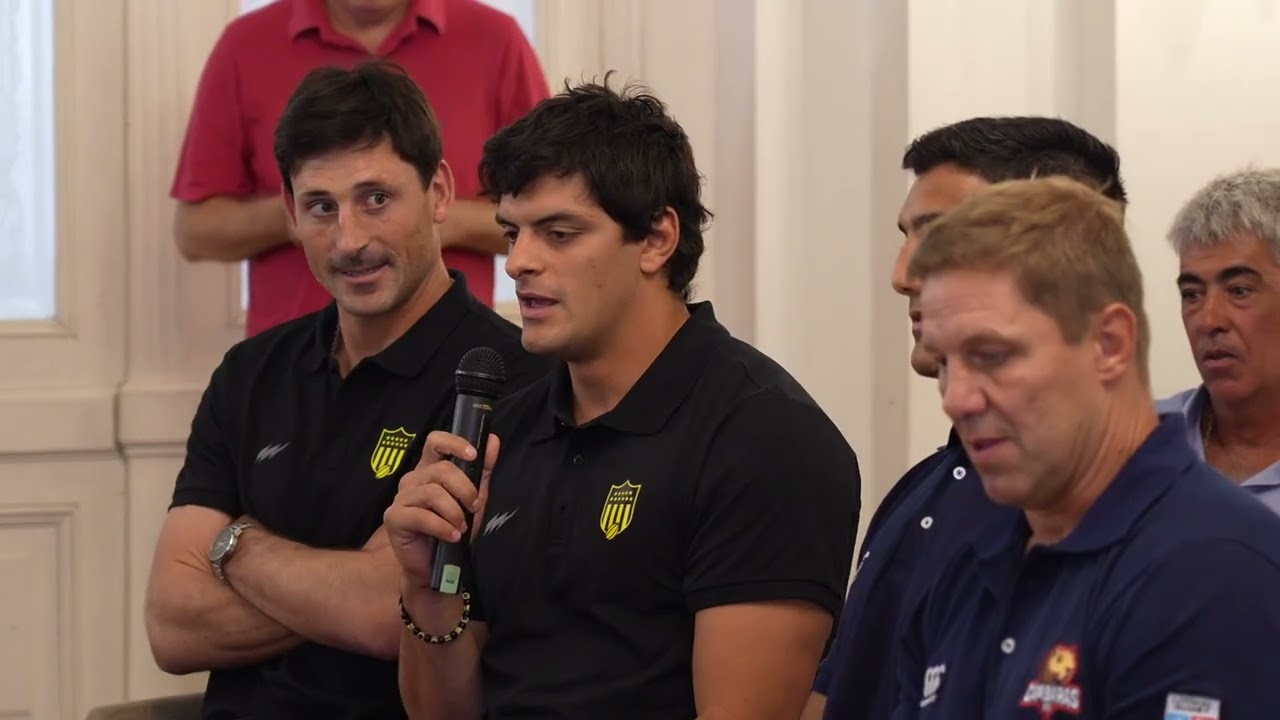 Conferencia de prensa del partido de Rugby Capibaras