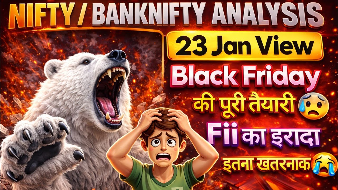 Nifty prediction for tomorrow | Tomorrow market prediction | Bank Nifty tomorrow prediction 23 Jan