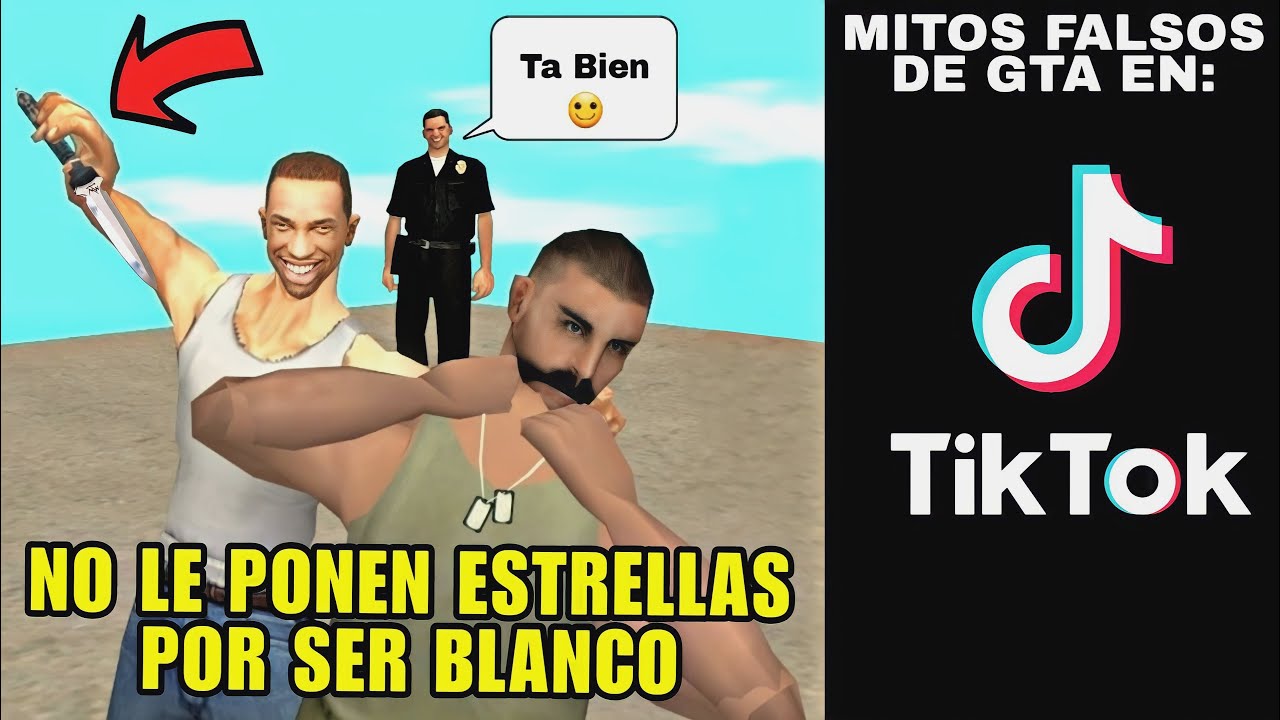 Desmentí Todos LOS MITOS de Gta San Andreas en TIKTOK !