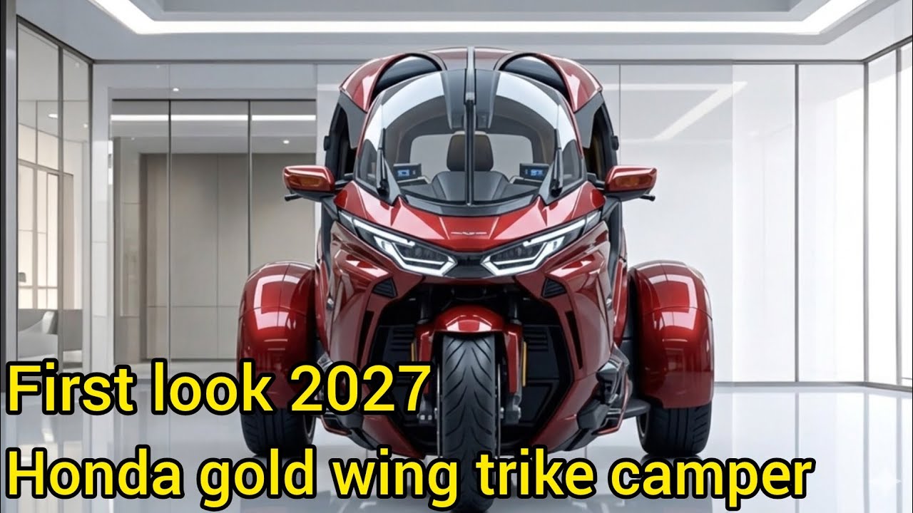 2027 Honda Gold Wing Trike Camper First Look | ทัวร์ริ่งสามล้อสุดหรู พร้อมชุดแคมเปอร์เต็มรูปแบบ