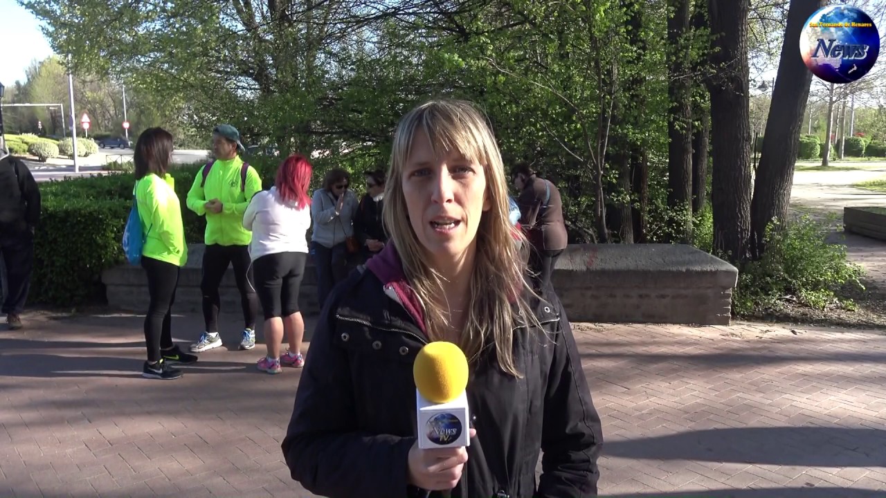 Roc&iacute;o Vicente en la marcha saludable de San Fernando de Henares