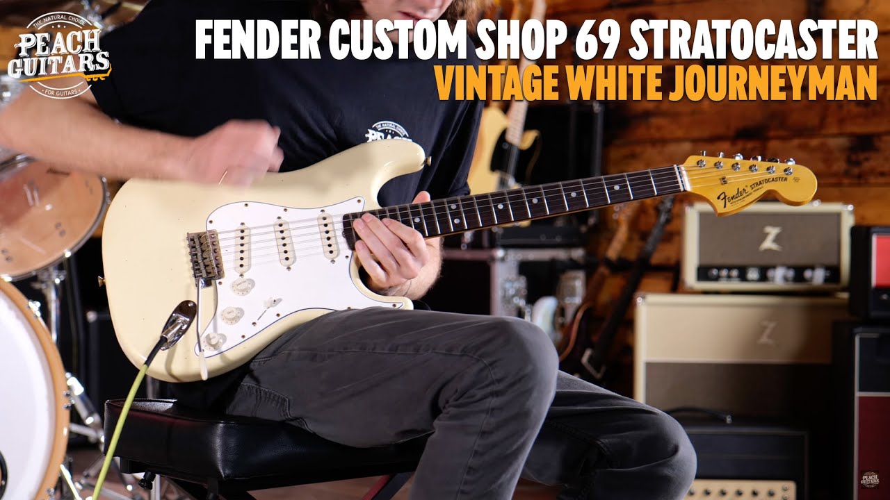 No Talking...Just Tones | Fender Custom Shop 69 Stratocaster Journeyman Vintage White
