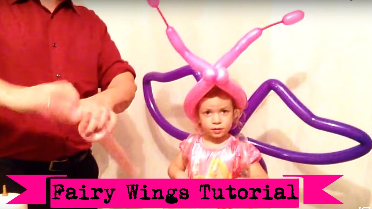 How to make Fairy wings from balloons