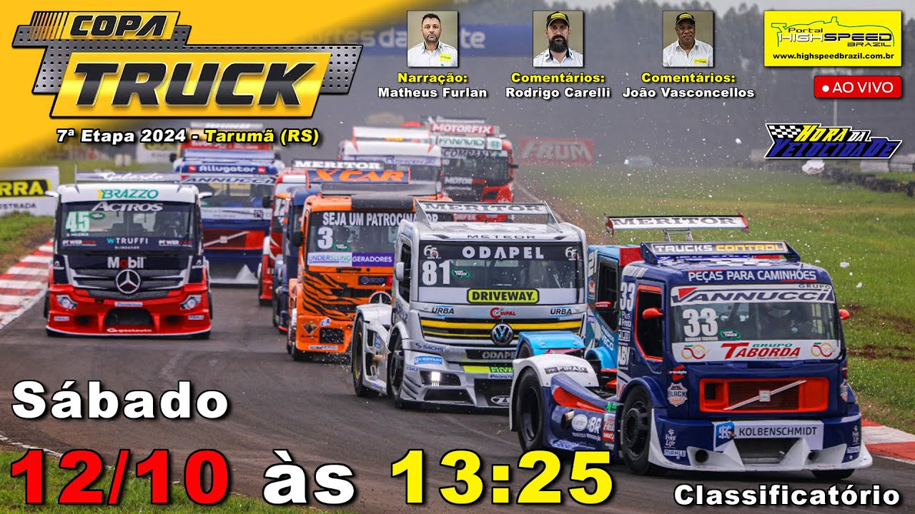 🔴 COPA TRUCK | Classificatório | 7ª Etapa 2024 | Tarumã (RS) | Ao Vivo