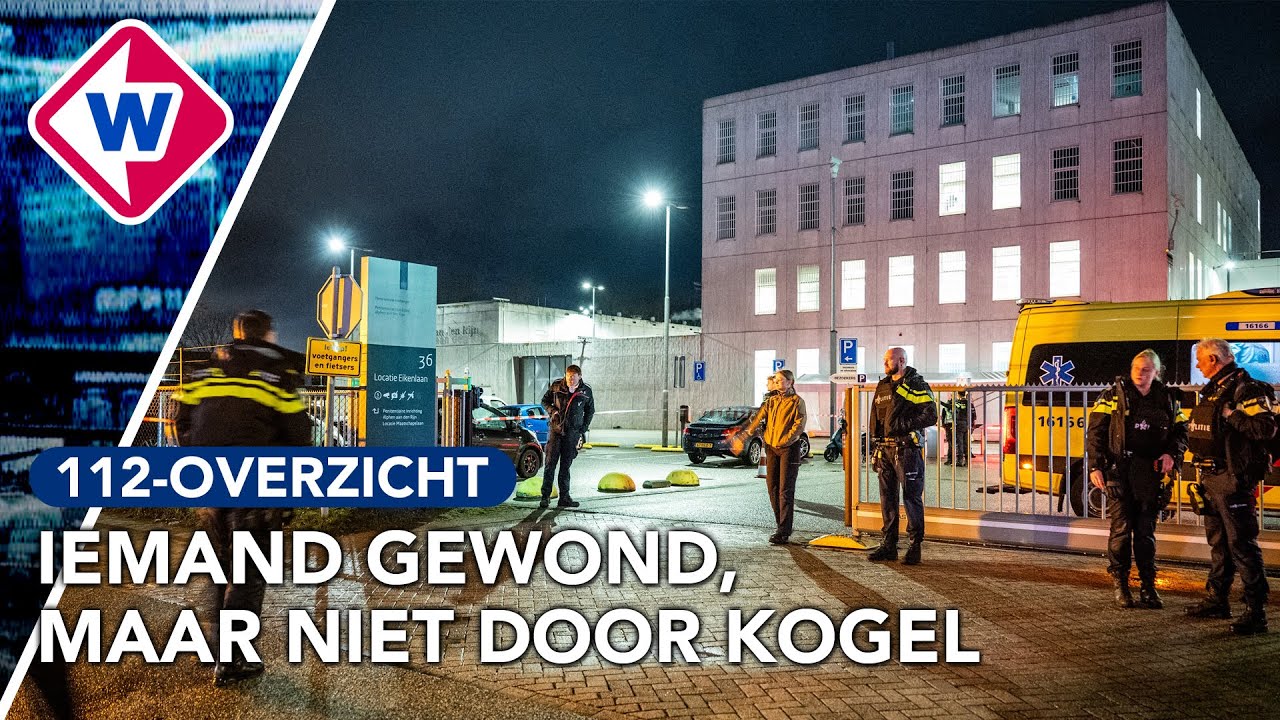 Schietpartij op parkeerplaats van gevangenis | 112-overzicht