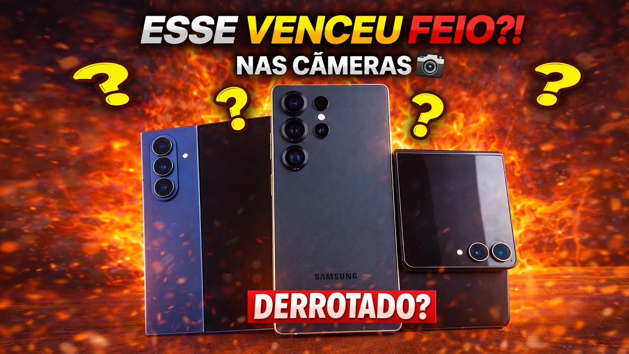 Galaxy S25 Ultra vs Galaxy Z Flip 7 vs Galaxy Z Fold 7 – Qual é o melhor?