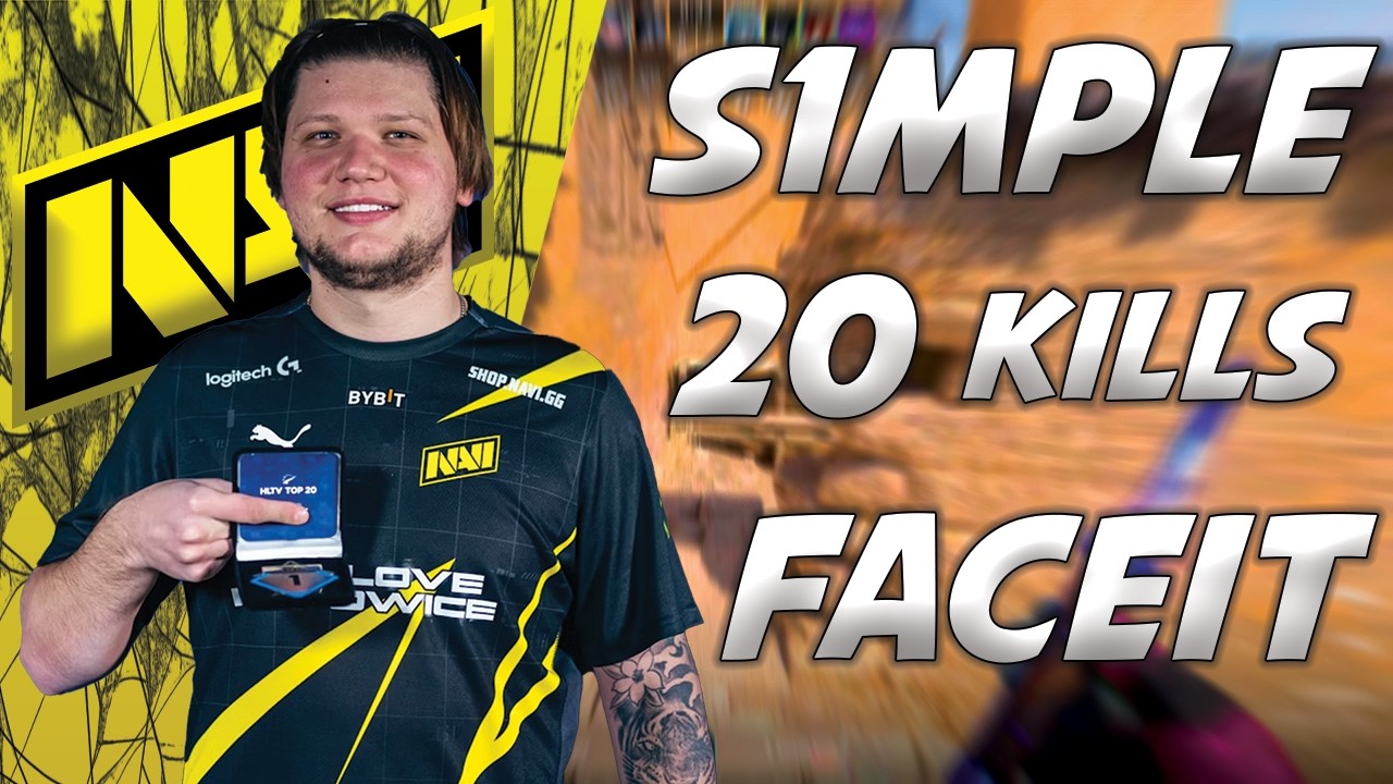 CS2 POV | S1MPLE (20-18) FACEIT (DUST2) |