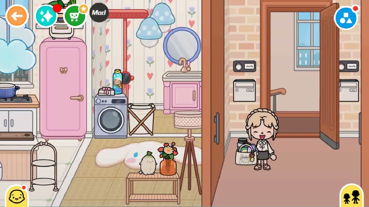 1 ngày của bun trong toca boca