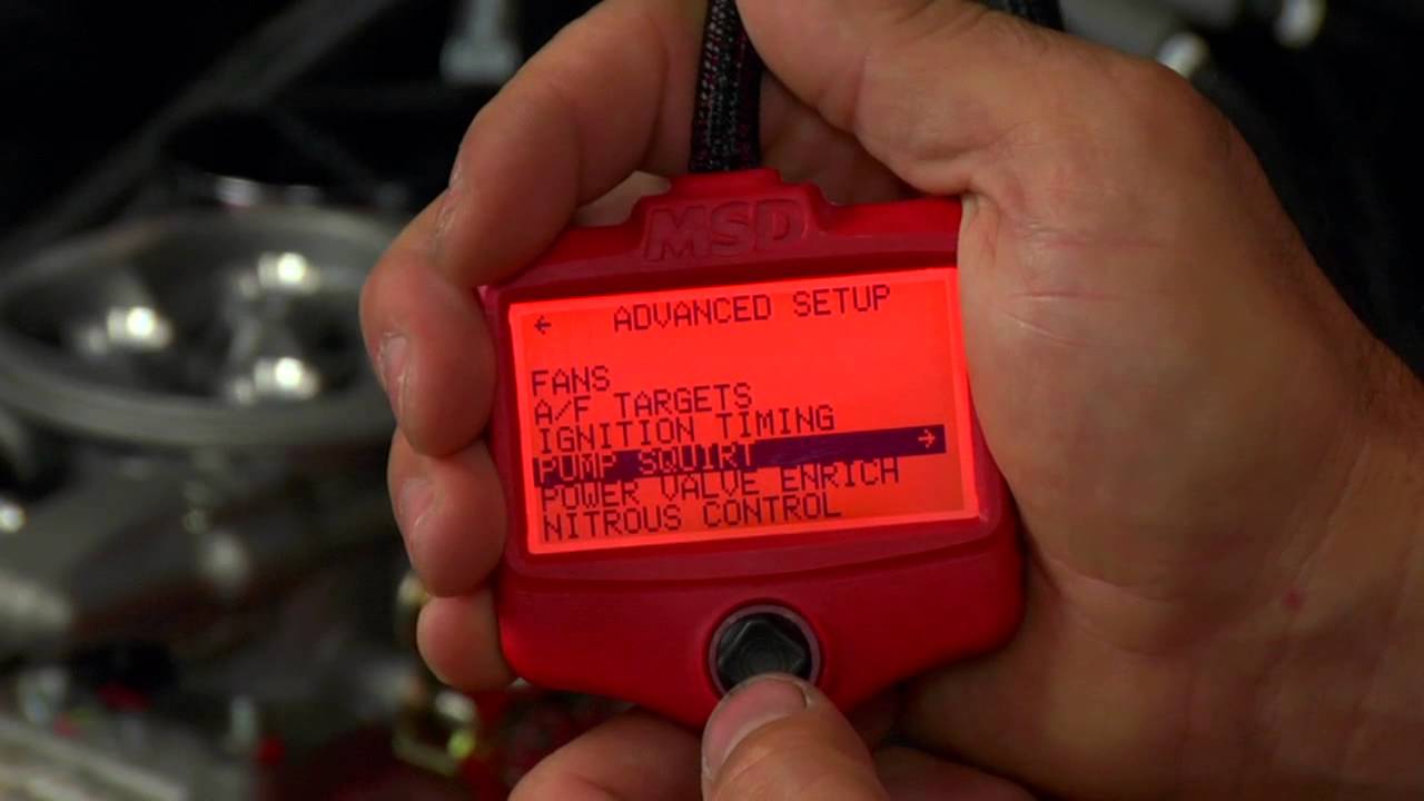 MSD Ignition Atomic EFI Handheld Controller & Engine...