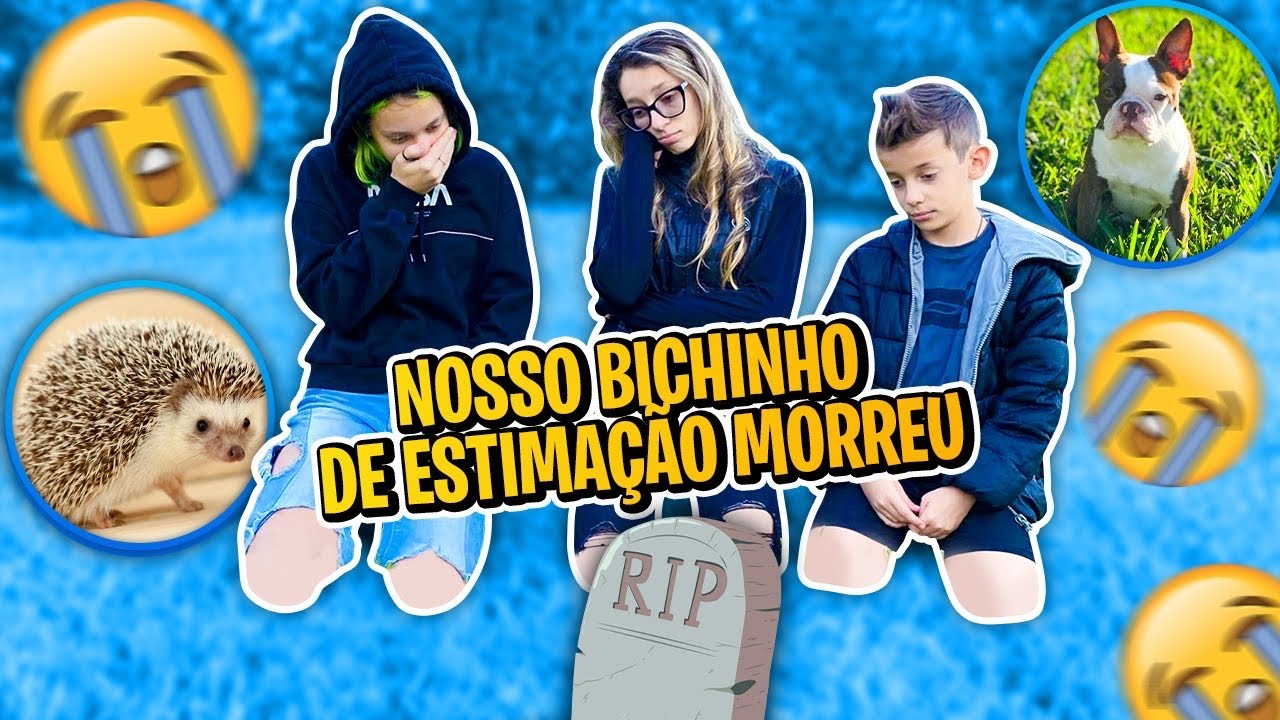 😭 MEU BICHINHO DE ESTIMAÇÃO MORREU! ENTERRAMOS NOSSO PORCO ESPINHO?