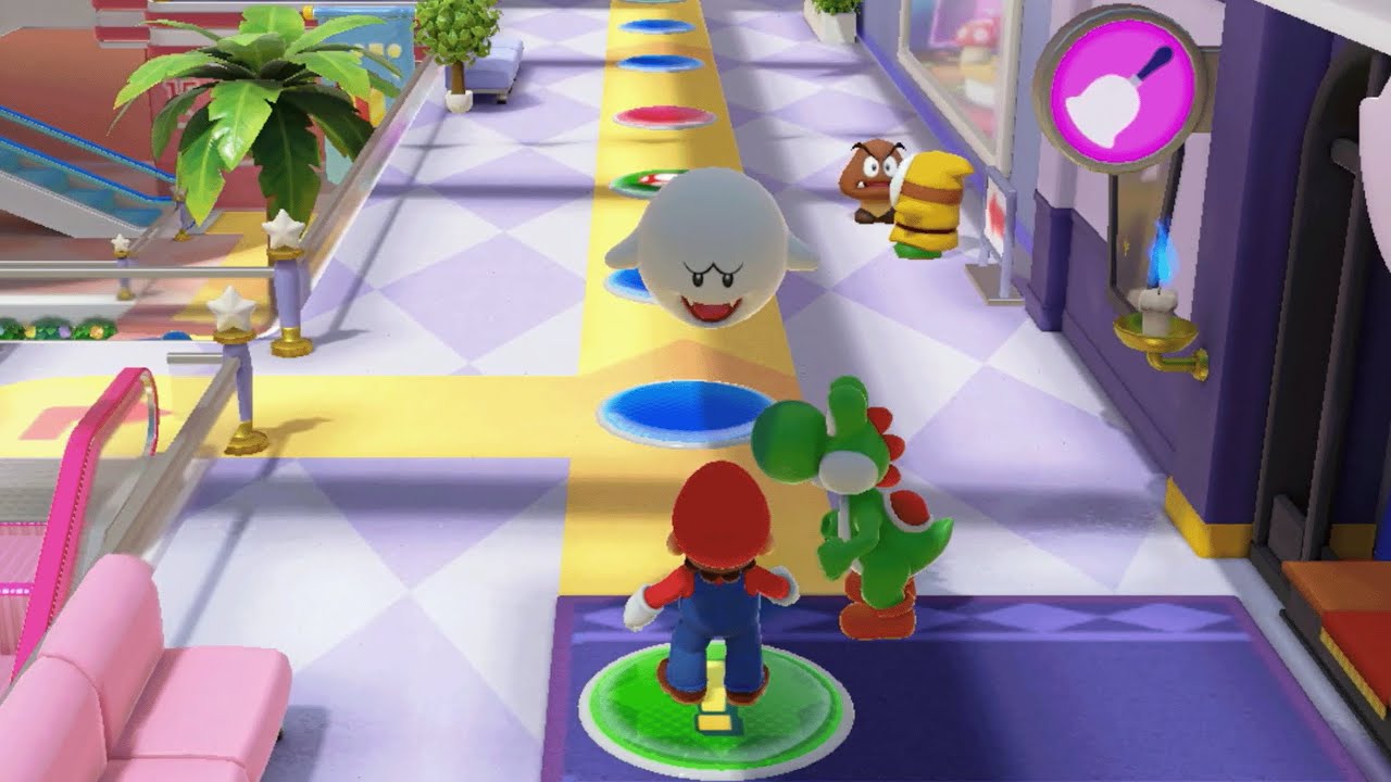 Super Mario Party Jamboree - Mario, Luigi, Peach, Donkey Kong - Rainbow Galleria