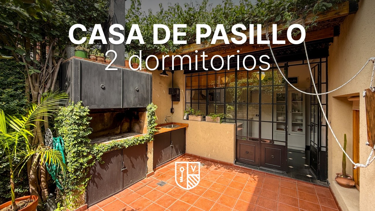 Casa de pasillo de 2 dormitorios con patio y parrillero- Gorriti 533
