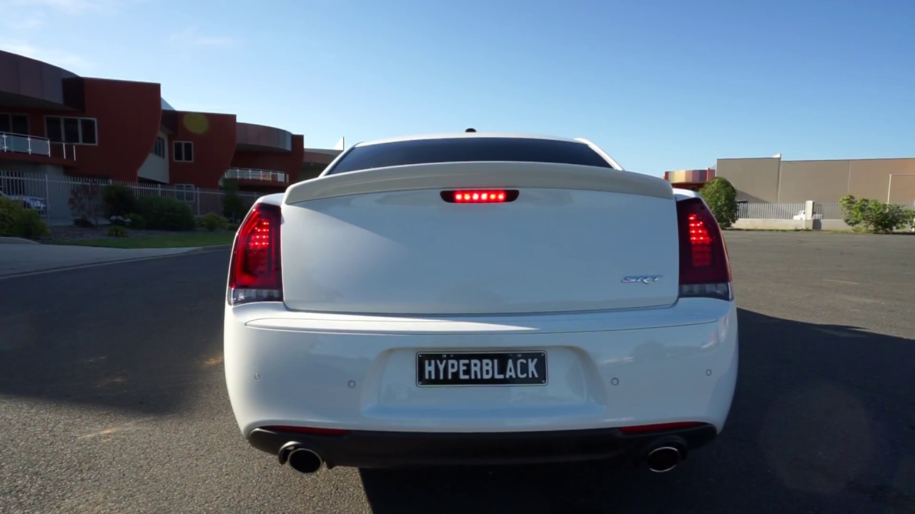 Australian 2017 Chrysler 300 SRT Hyperblack launch control