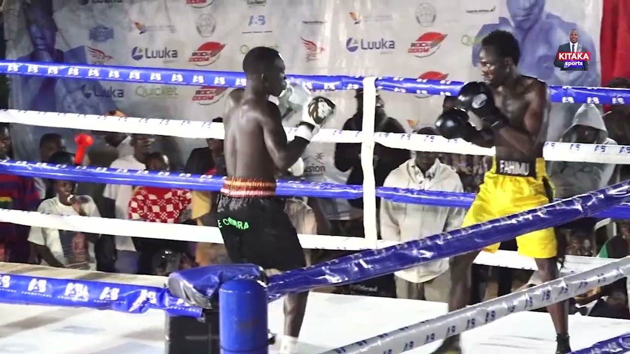 HASSAN MUSUZA KNOCKSOUT FAHIM MUBIRU IN FIRST ROUND
