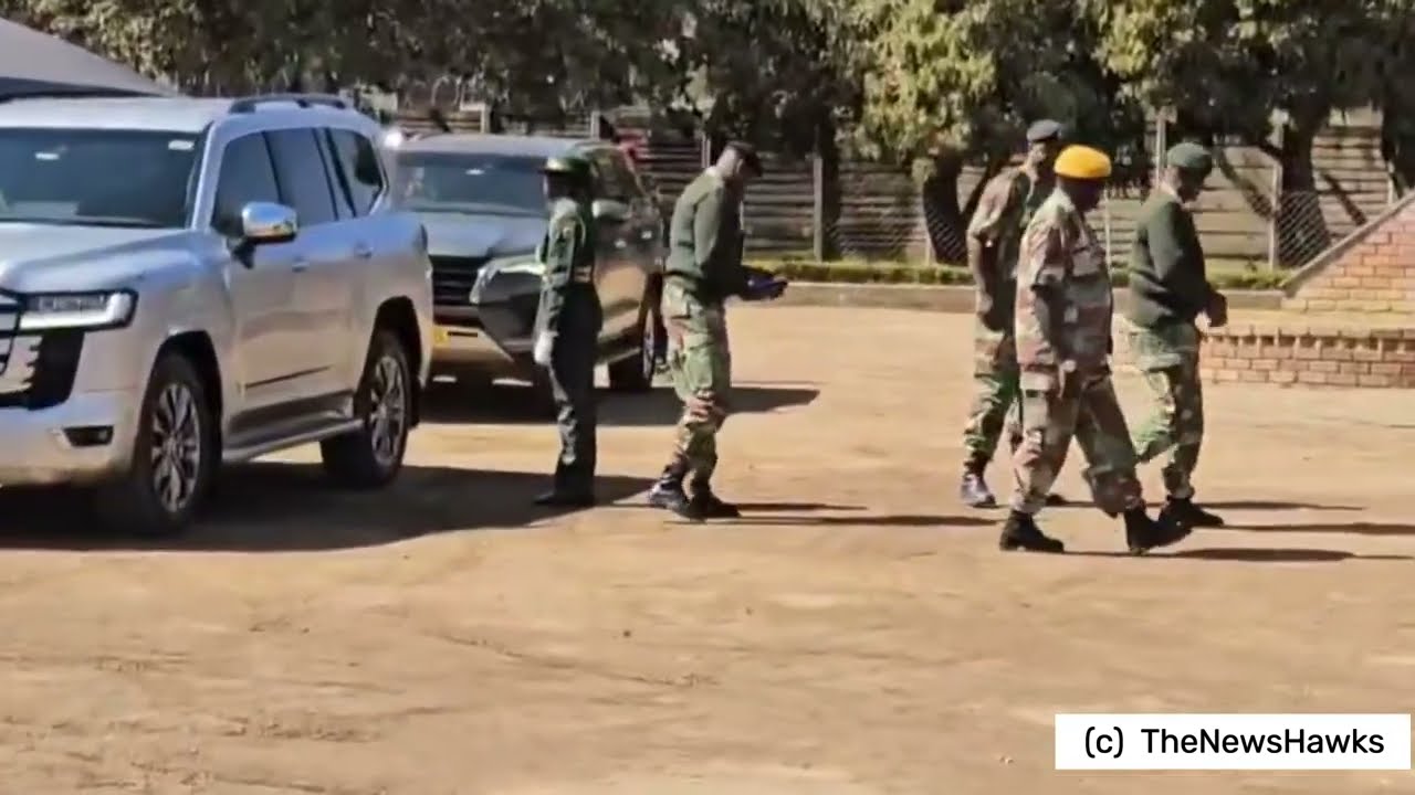 Zimbabwe National Army Commander Lieutenant-General Emmanuel Matatu officially opened