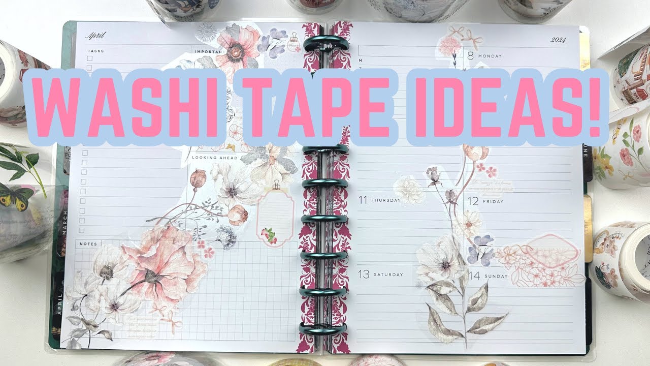 The Washi Tape Shop Unboxing and Happy Planner PLAN with me!