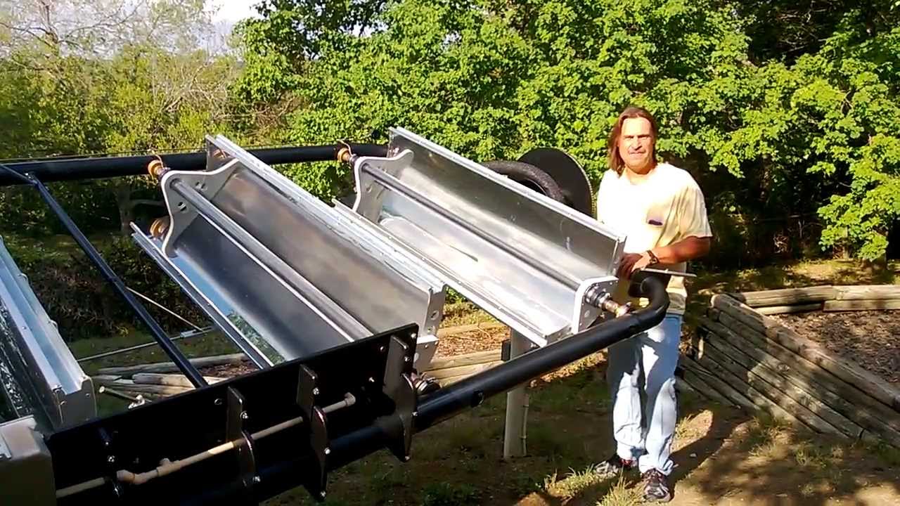 Parabolic Trough Solar Collector Water Heater 6