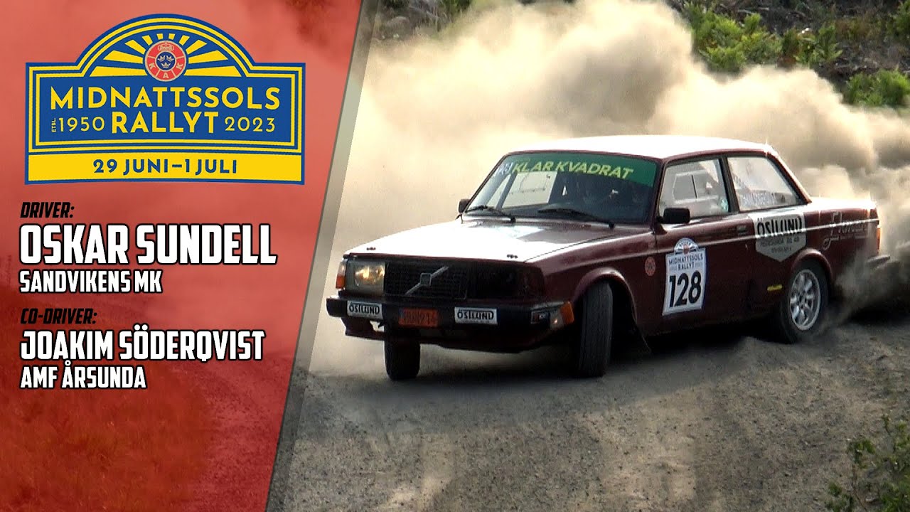 Midnattssolsrallyt 2023 - Oskar Sundell, Sandvikens MK