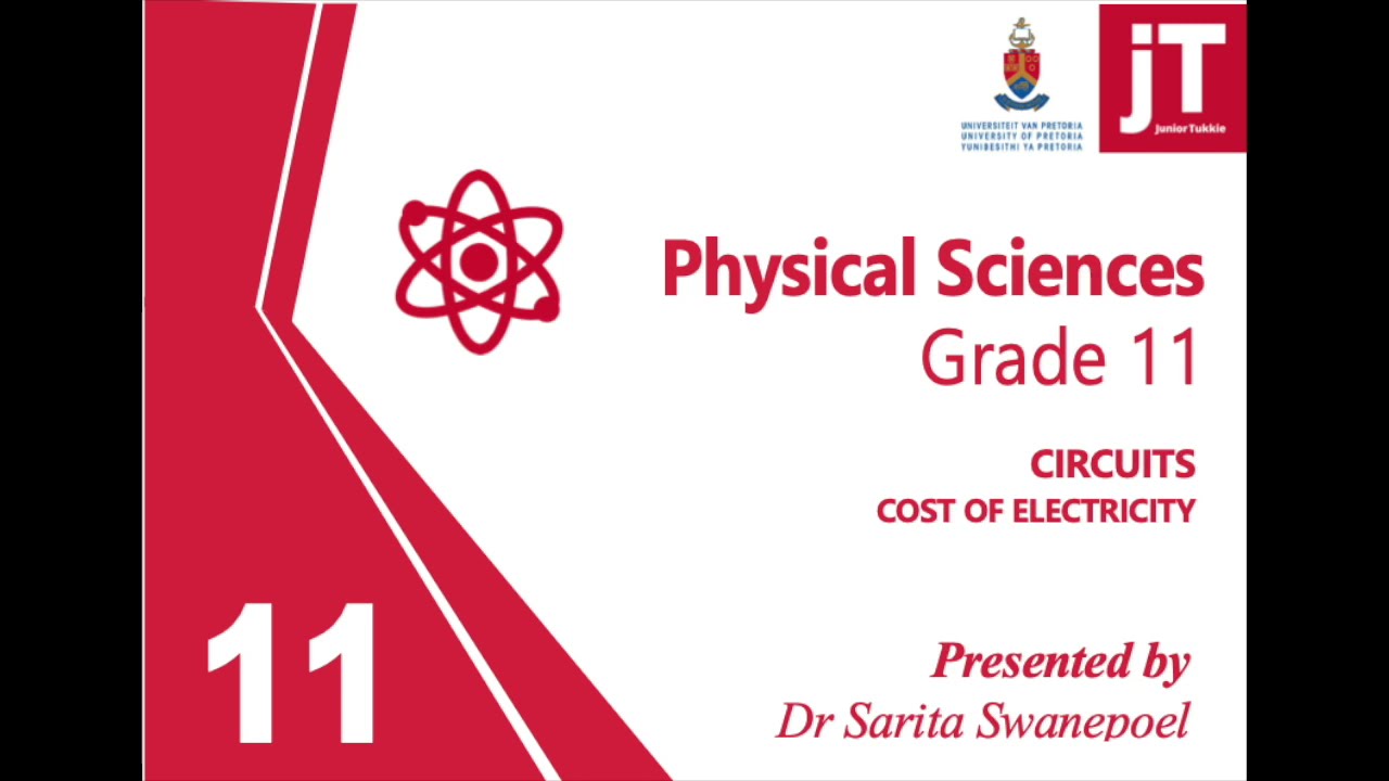 Gr 11 Physical Science - Cost of Electricity - Circuits